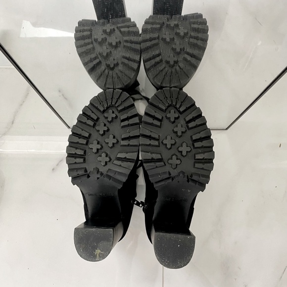 Ankle Velvet High Heel Boots - Picture 6 of 6